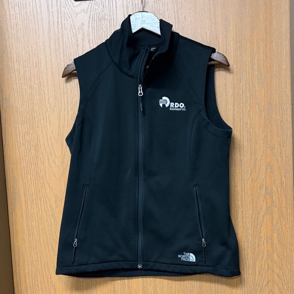 The North Face Black Zip-Up Vest women’s medium